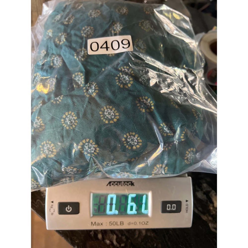 Maeve Teal Button-Front Tunic with Cream Paisley Print - Picture 9 of 9